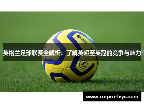 英格兰足球联赛全解析：了解英超至英冠的竞争与魅力